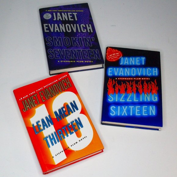 3 Janet Evanovich Best-Selling Hardcover Books Fiction Stephanie Plum Series - Picture 1 of 15